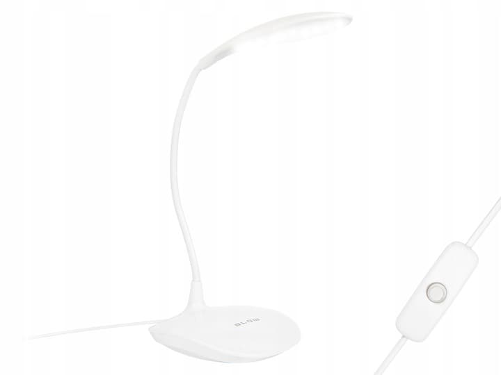 LAMPKA BIURKOWA NA BIURKO LED SZKOLNA NOCNA USB STOJĄCA BIAŁA WYGINANA HQ