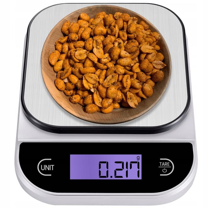 WAGA KUCHENNA 1G - 5KG DOTYKOWE PRZYCISKI ELEKTRONICZNA TIMER TERMOMETR