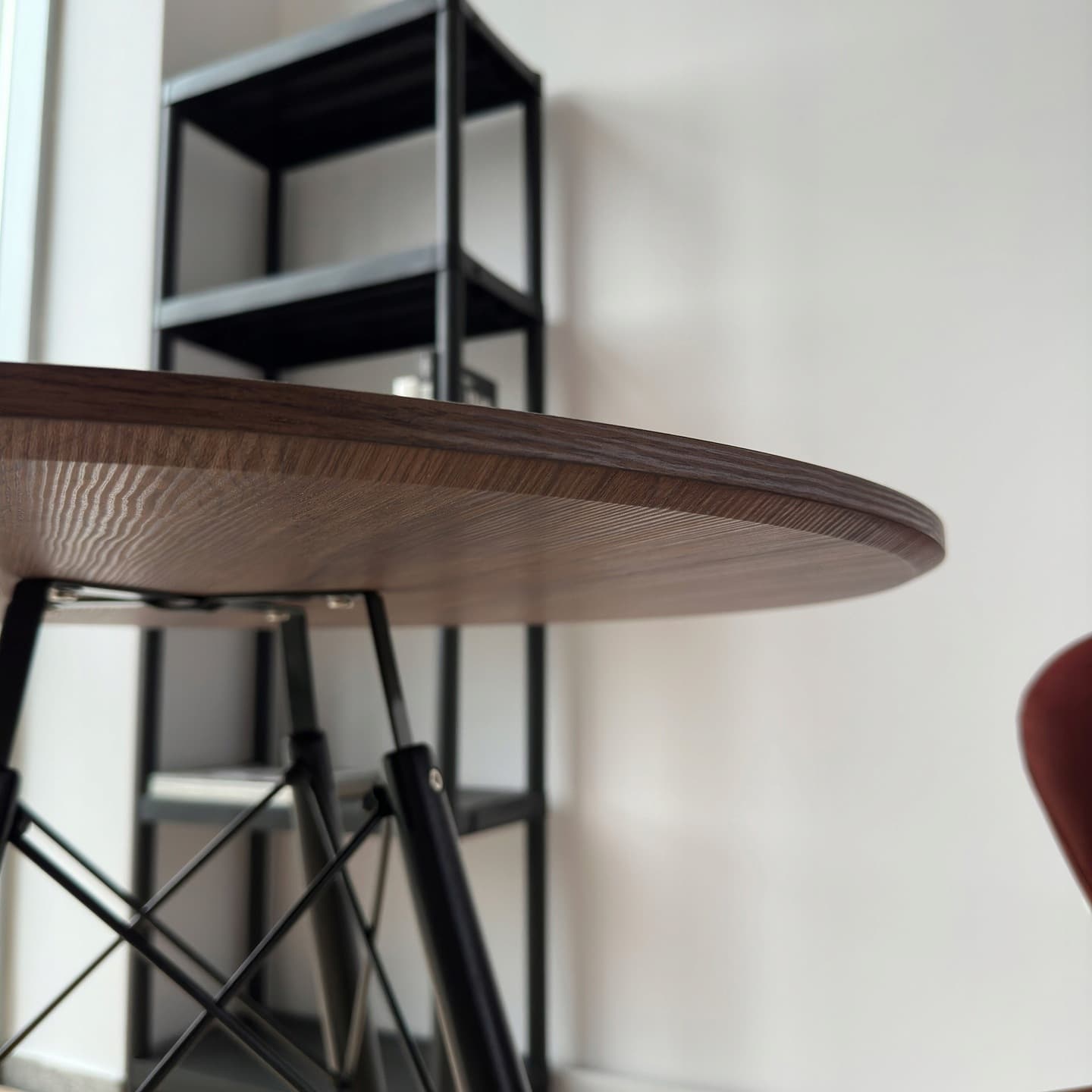 STÓŁ OKRĄGŁY 80 cm STOLIK KAWOWY LOFT DSW BRĄZOWY CZARNY BIAŁY DO SALONU JADALNI KUCHNI