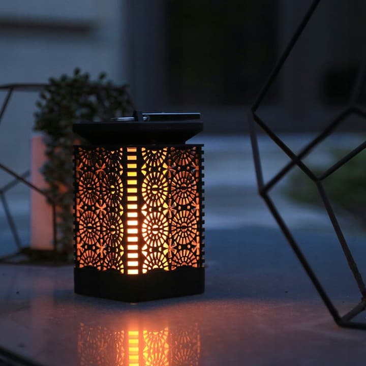 LAMPION lampa LED wisząca SOLARNA latarenka