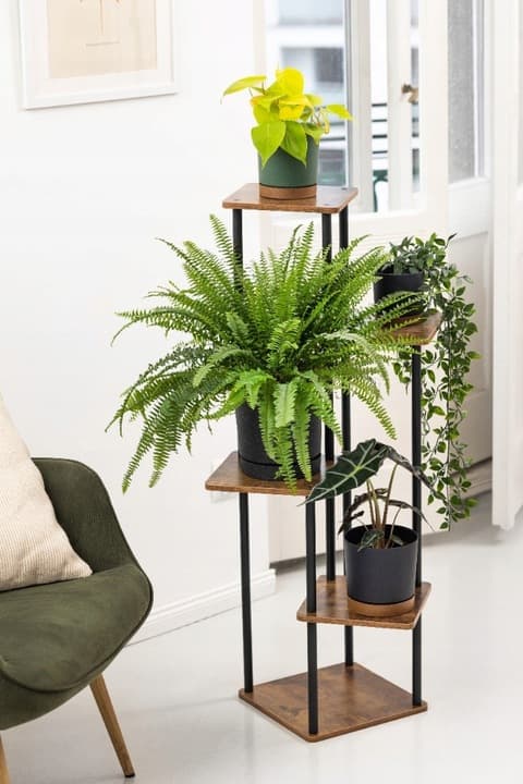 Kwietnik metalowy na kwiaty stojący wysoki 5 poziomów duży 106cm XL PALACE