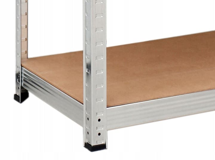 REGAŁ MAGAZYNOWY GARAŻOWY METALOWY WARSZTATOWY OCYNK 2W1 MDF 150cm 625kg