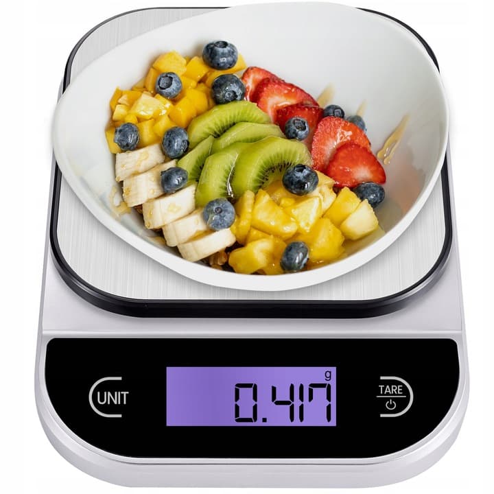 WAGA KUCHENNA 1G - 5KG DOTYKOWE PRZYCISKI ELEKTRONICZNA TIMER TERMOMETR