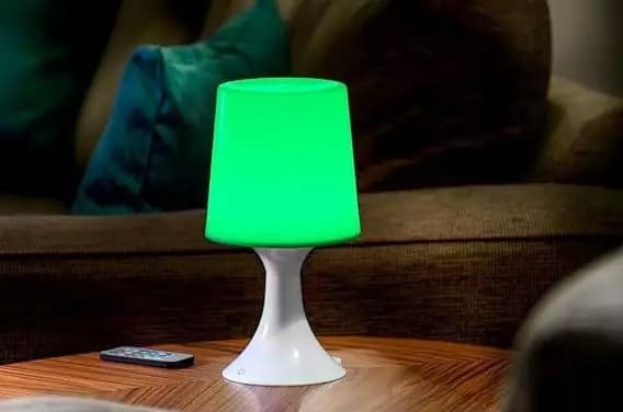 LAMPKA LED STOŁOWA NOCNA WIELOKOLOROWA + PILOT