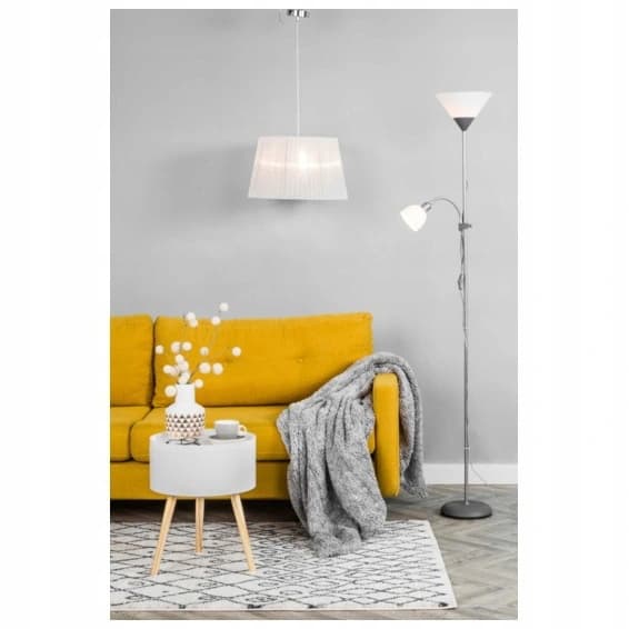Lampa podłogowa do salonu stojąca nocna 180cm 60W