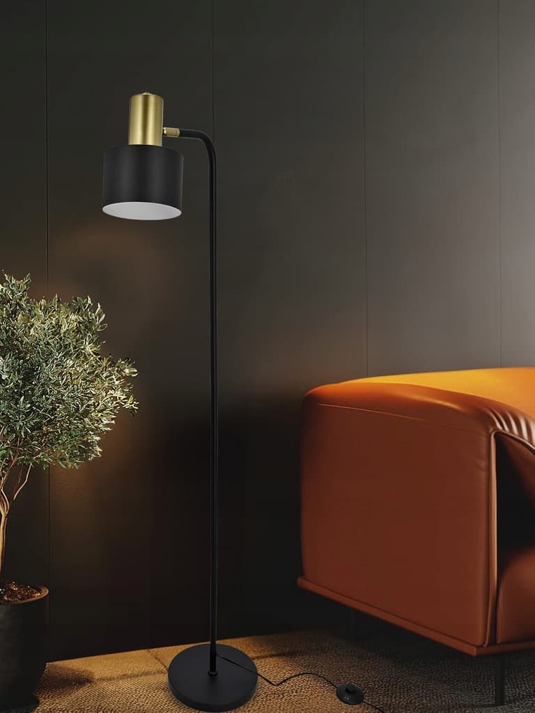 Lampa Stojąca Podłogowa LED Lampka Do Czytania Nocna 1X E27 Włącznik 140cm