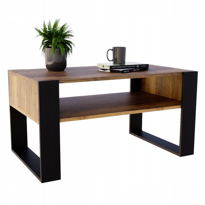 Stolik kawowy KARO ława loft retro Dąb Egger stół