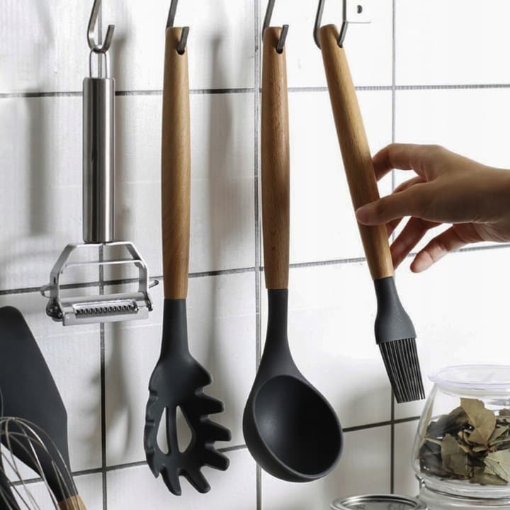 Przybory Kuchenne Silikonowe Zestaw Przyborów Kuchennych Akcesoria 12 el