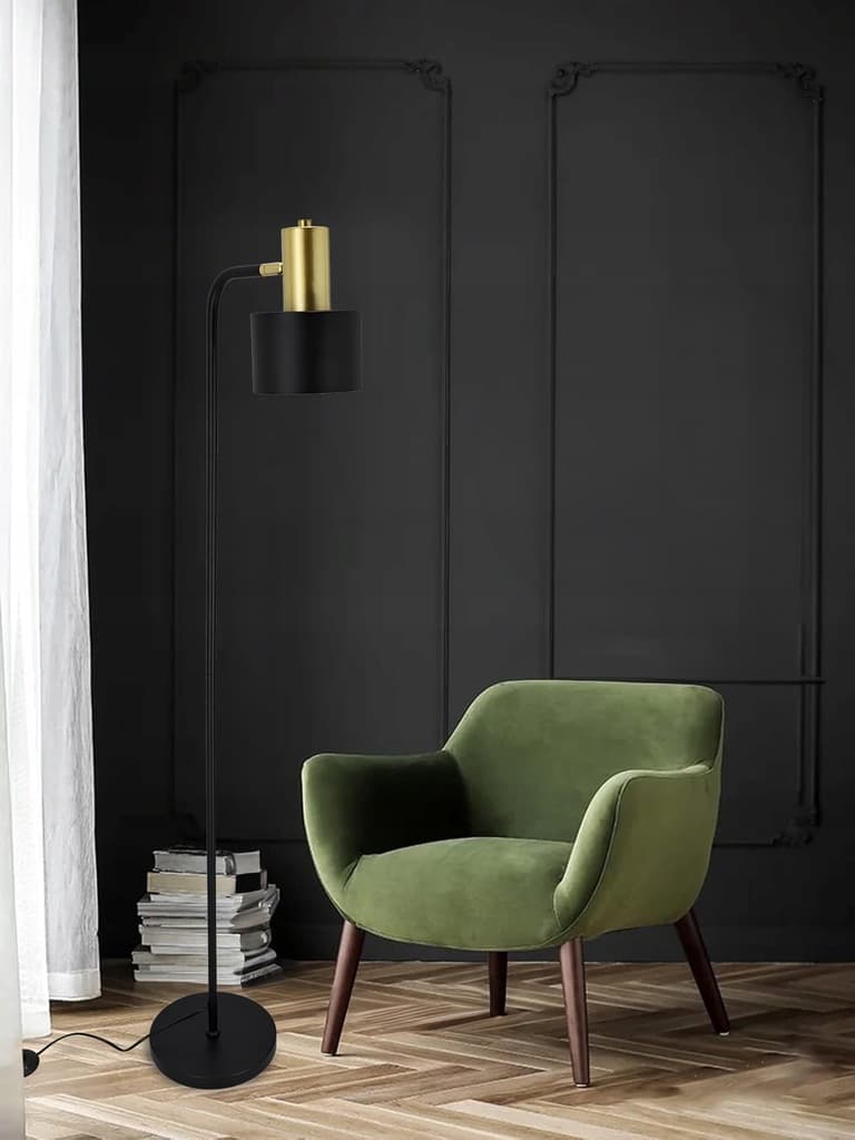 Lampa Stojąca Podłogowa LED Lampka Do Czytania Nocna 1X E27 Włącznik 140cm